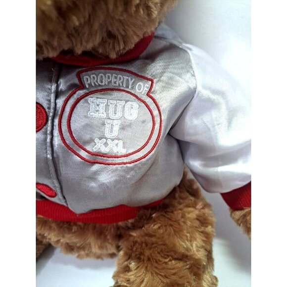 Dan Dee Teddy Bear Embroidered Plush Hug U XXL Brown 17" - Picture 5 of 10